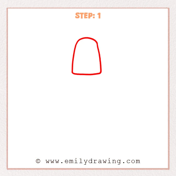 how to draw a sharpie - Step 1