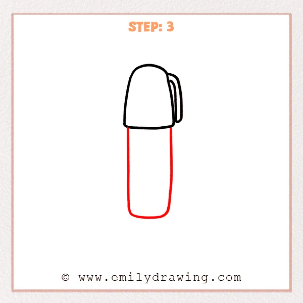 how to draw a sharpie - Step 3