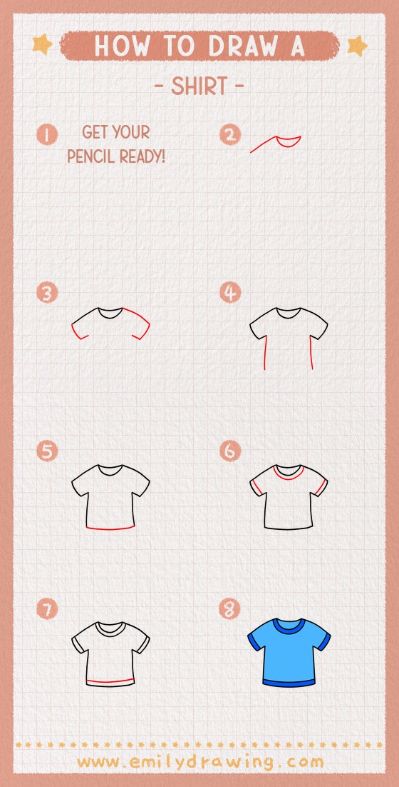 how to draw a shirt pinterest pin