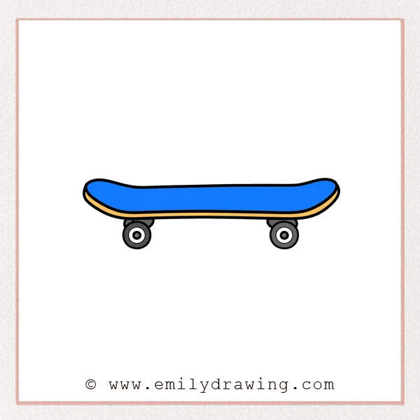 Preview of Skateboard drawing