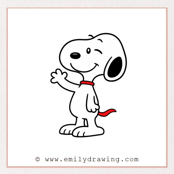 Preview of Snoopy drawing