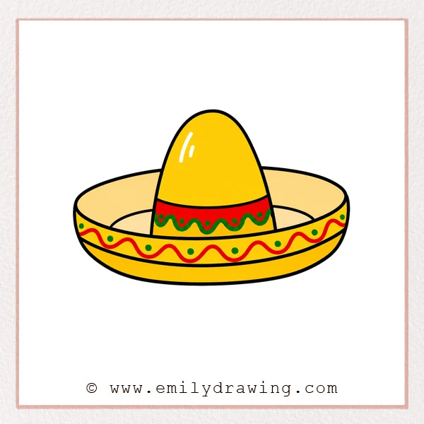 Preview of Sombrero drawing