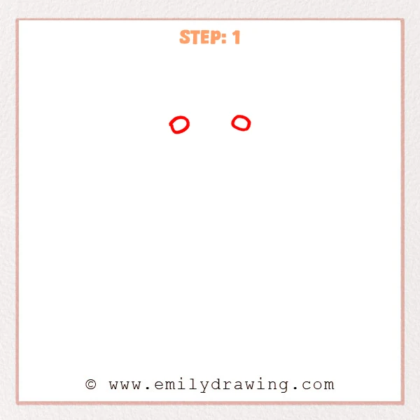 how to draw a stethoscope - Step 1