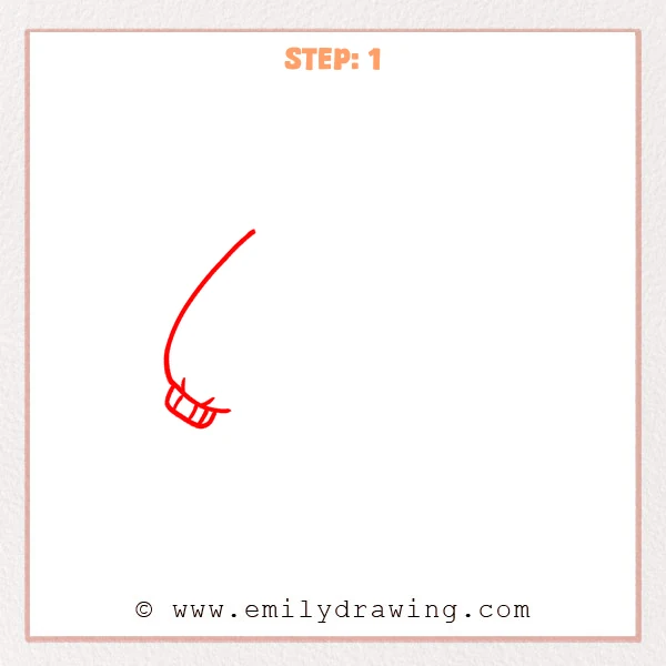 how to draw a sweater - Step 1