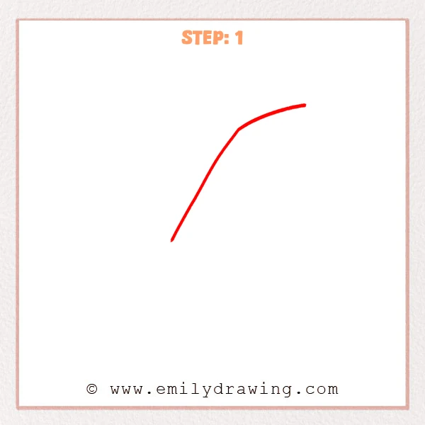 how to draw a sword - Step 1