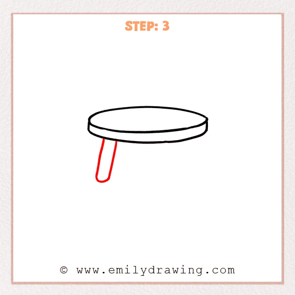 how to draw a table - Step 3