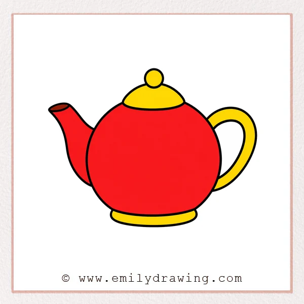 Preview of Teapot drawing
