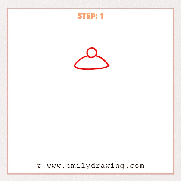 how to draw a teapot - Step 1
