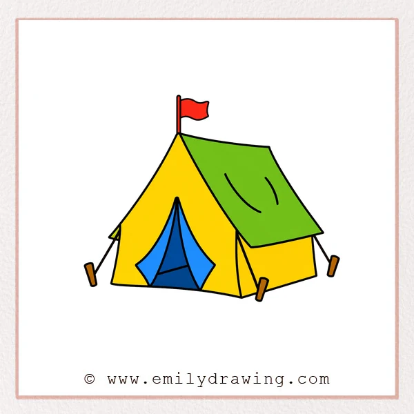 Preview of Tent drawing