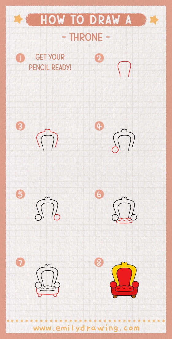 how to draw a throne pinterest pin