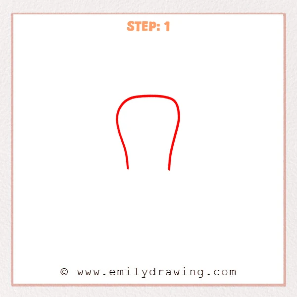 how to draw a throne - Step 1
