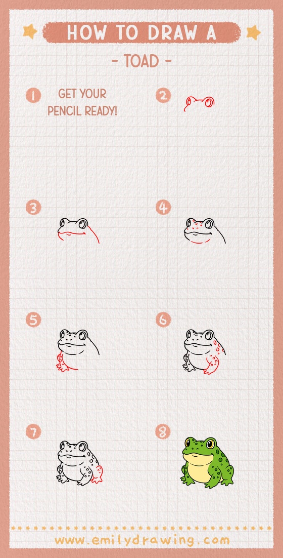 how to draw a toad pinterest pin