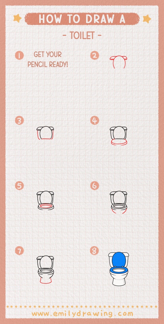 how to draw a toilet pinterest pin