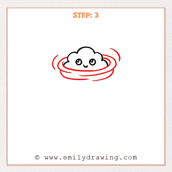 how to draw a tornado - Step 3