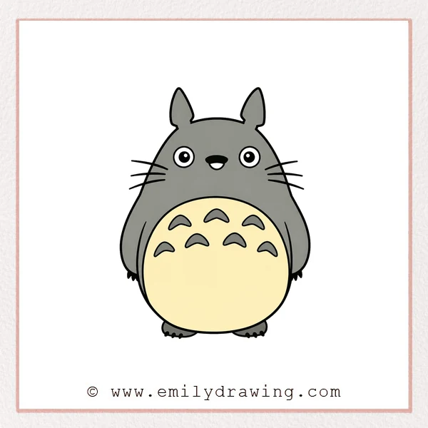 Preview of Totoro drawing