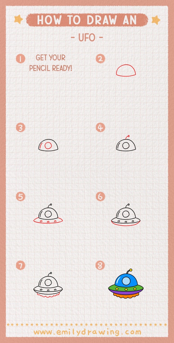 how to draw an ufo pinterest pin