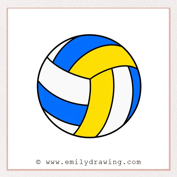 Preview of Volleyball drawing
