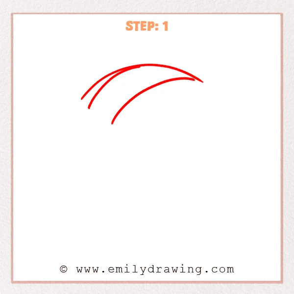 how to draw a volleyball - Step 1
