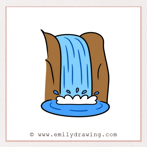 Preview of Waterfall drawing
