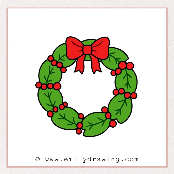 Preview of Wreath drawing