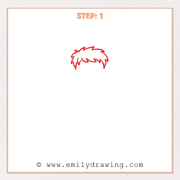 how to draw a hulk - Step 1
