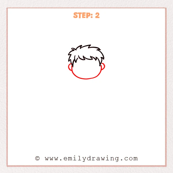 how to draw a hulk - Step 2