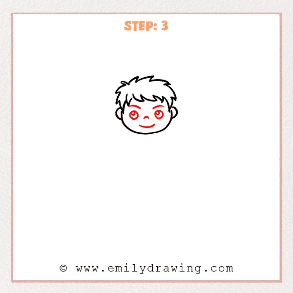 how to draw a hulk - Step 3