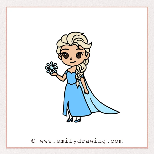 Preview of Elsa drawing