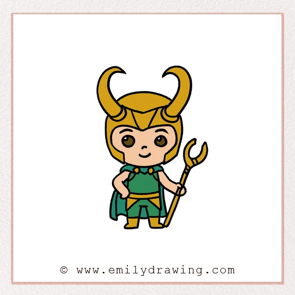 Preview of Loki drawing