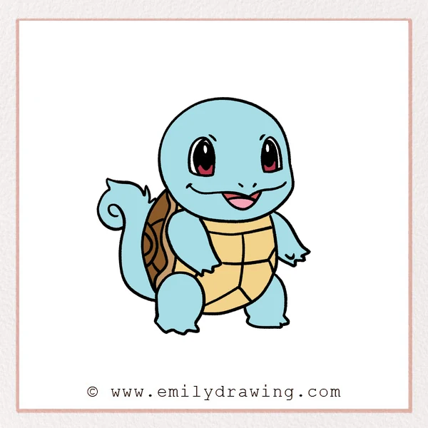 Preview of Squirtle drawing