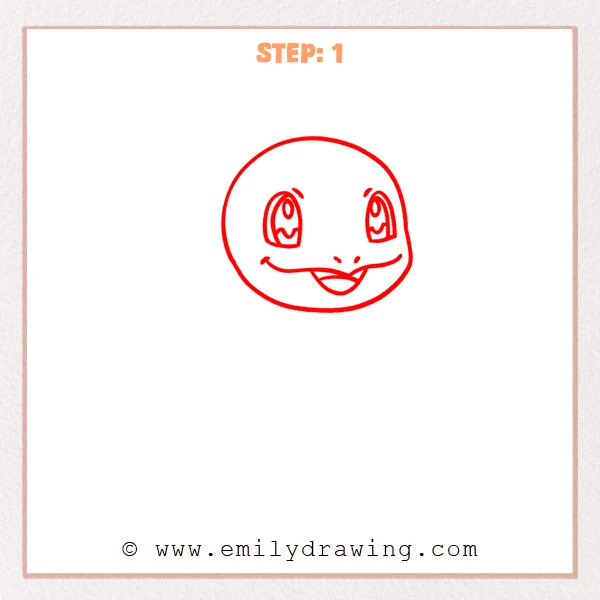 how to draw a squirtle - Step 1