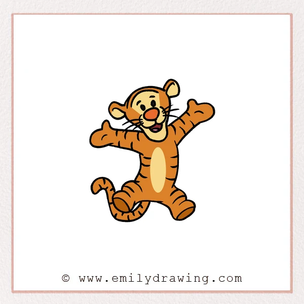 Preview of Tigger drawing