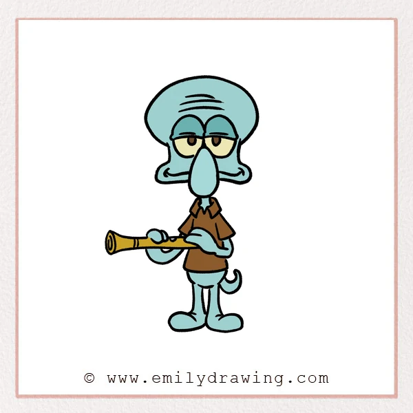 Preview of Squidward drawing