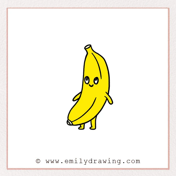 Preview of Cartoon Banana drawing