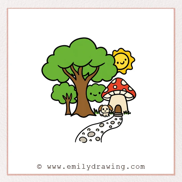 Preview of Cartoon Background drawing