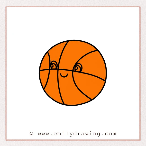 Preview of Cartoon Basketball drawing