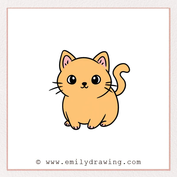 Preview of Cartoon Cat drawing
