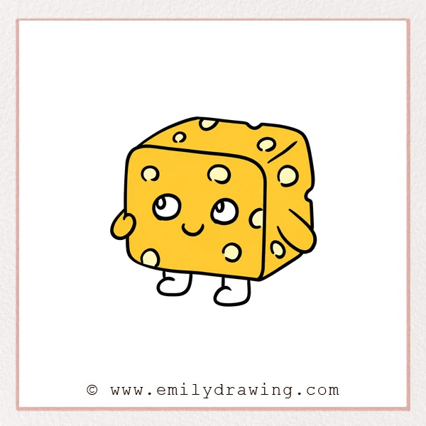 Preview of Cartoon Cheese drawing