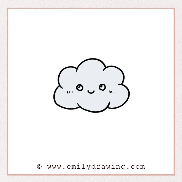 Preview of Cartoon Cloud drawing