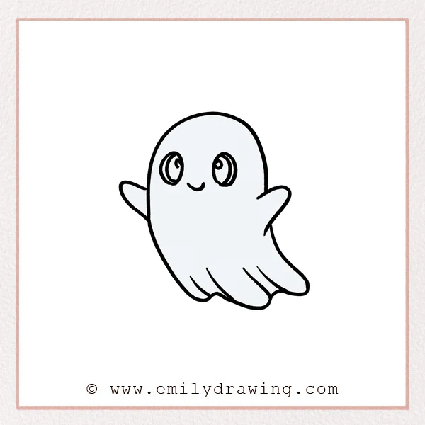 Preview of Cartoon Ghost drawing