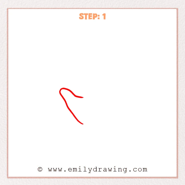 how to draw a cartoon hand - Step 1 progression of the cartoon hand drawing after the "draw the thumb side" stage.