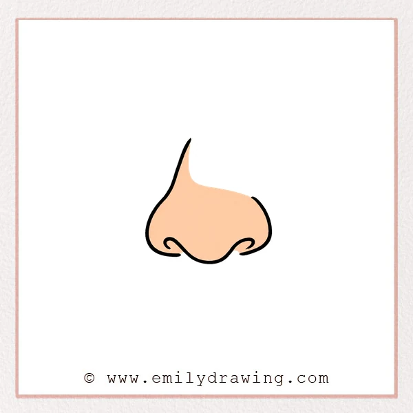 Preview of Cartoon Nose drawing