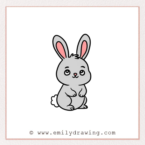 Preview of Cartoon Rabbit drawing