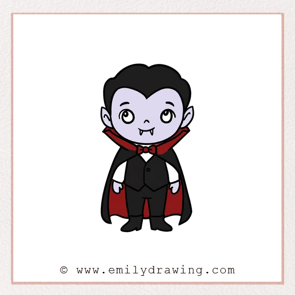 Preview of Cartoon Vampire drawing
