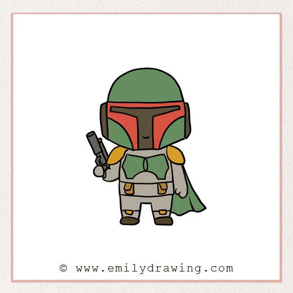 Preview of Boba Fett drawing