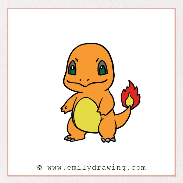 Preview of Charmander drawing