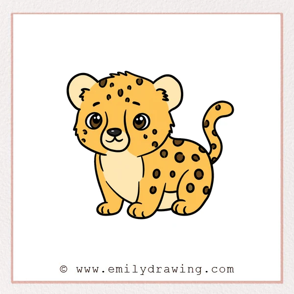 Preview of Cheetah Print drawing
