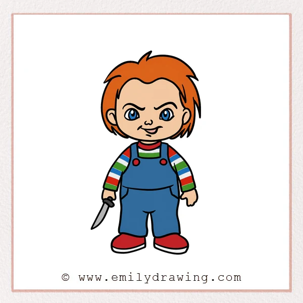 Preview of Chucky drawing