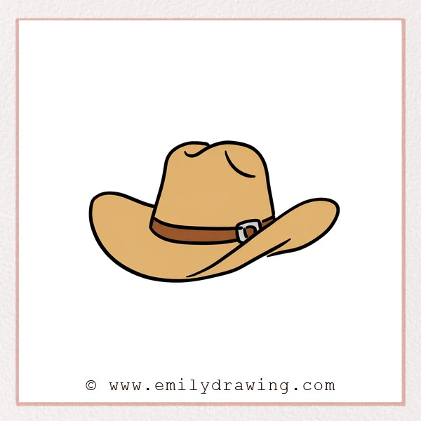 Preview of Cowboy Hat drawing