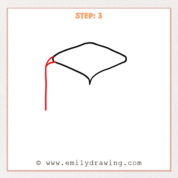 how to draw a cube - Cube Step 3 adding the upper-left connector and long left edge.